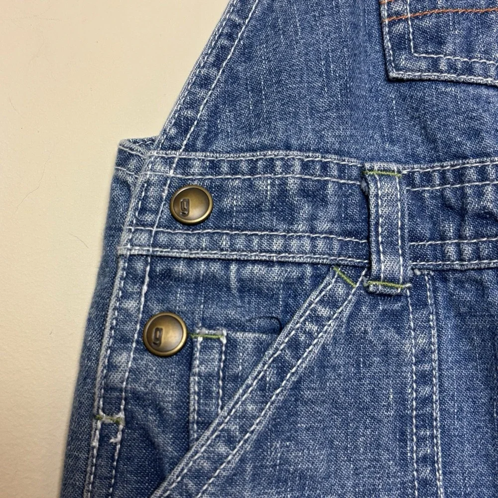 Vintage Gymboree 6-12 Months Denim Jean Plane Overalls 2005 Y2K New NWT